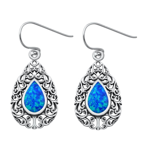 INLAY OPAL HAWAIIAN HUMUHUMUNUKUNUKUAPUA FISH HOOK EARRINGS 925 STERLI –  Arthur's Jewelry