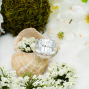 925 Sterling Silver Hand Carved Hawaiian Ring For Women.  6mm, 8mm, or 10mm Hand-Engraved, Scalloped Edge, Plumerias & Scrolls Wedding, Engagement Band