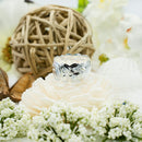 925 Sterling Silver Hand Carved Hawaiian Ring For Women.  10-15mm Engraved, Scalloped Edge, Plumerias & Scrolls Wedding, Engagement Band