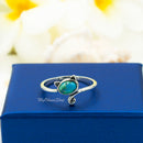 925 Sterling Silver Cat With Genuine Gemstones Ring For Women and Children.  12mm (1/2") Wide Kitty Cat Ring For Pinky, Ring Finger, Middle, Index or Thumb.