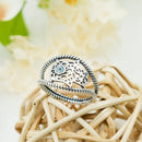 925 Sterling Silver Hamsa Hand Ring For Women, Teens, Girls. Mystical Ancient Egyptian, Evil Eye Jewelry.  Power, Strength, Fortune Ring.