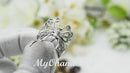 925 Sterling Silver Large Butterfly Ring For Women, Girls.  25mm Wide Cutout, Filigree Butterfly Ring.  Tropical Animal, Fairy Jewelries.