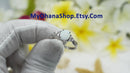 925 Sterling Silver Opal Ring With CZ For Women, Girls. 10mm Oval White, Blue, Pink Opal Pinky, Statement, Wedding Ring.