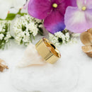 Stainless Steel 10mm 14K Gold IP Plated Ring
