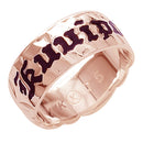 14K Gold 8mm Hawaiian Heirloom Ring - Personalized