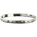 925 Sterling Silver Hand Carved Kuuipo Bangles With Princess Design - 6mm to 18mm