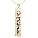 14K Gold Hawaiian Heirloom Pendant -Personalized Hawaiian Jewelry