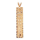 14K Gold Hawaiian Heirloom Pendant -Personalized Hawaiian Jewelry.