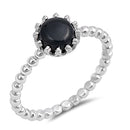 925 Sterling Silver Ring With Black Onyx