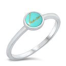 925 Sterling Silver Genuine Turquoise Ring