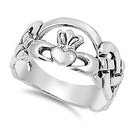 925 Sterling Silver Celtic Claddagh Ring