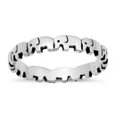 925 Sterling Silver Elephant Ring