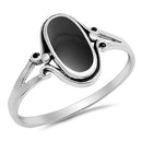 925 Sterling Silver Ring With Opal Inlay