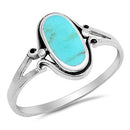 925 Sterling Silver Ring With Opal Inlay