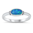 925 Sterling Silver Ring With Opal