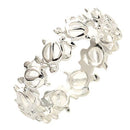 925 Sterling Silver Honu Turtle Enternity Ring