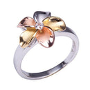 925 Sterling Silver Plumeria Ring - 15MM Flower