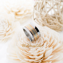 Stainless Steel Tri-Color Gold Anti-Anxiety