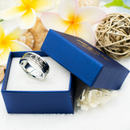 Stainless Steel Tidal Wave Spinner Ring