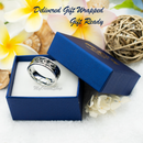 Stainless Steel Ocean Wave Ring