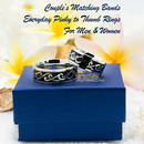 Stainless Steel Ocean Wave Ring