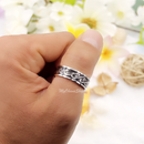 Stainless Steel Ocean Wave Ring