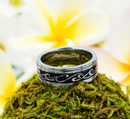 Stainless Steel Tidal Wave Spinner Ring
