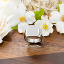 Stainless Steel Square Signet Ring