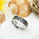 Stainless Steel Ocean Wave Ring