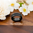 Black Stainless Steel Mesh Ring