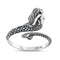 925 Sterling Silver Mermaid Ring for Women.  Wraparound, Adjustable, Mermaid Thumb, Pinky, Index Finger, and Statement Ring for Girls.