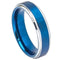 Scratch Free Tungsten Carbide Ring - 6mm or 9mm Blue Rhodium Plated