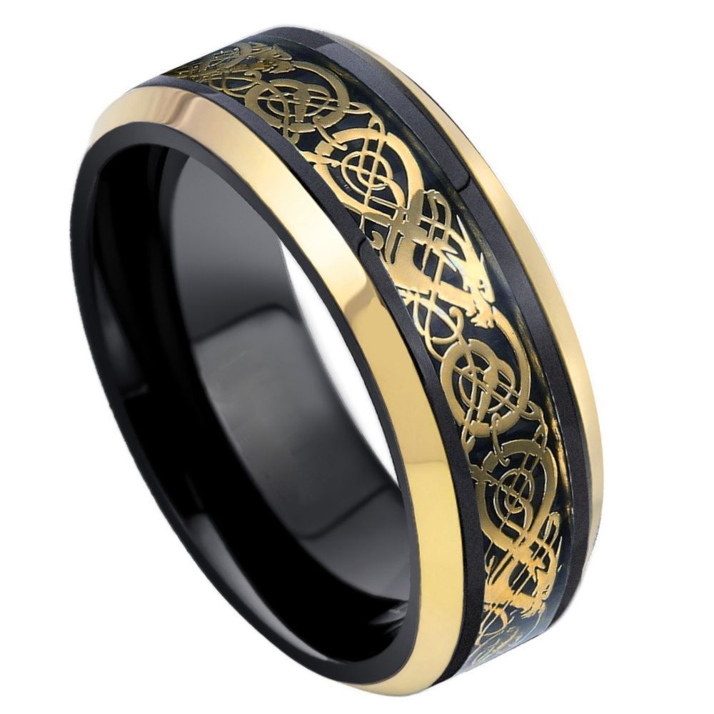 6mm Pipe Tungsten Fairy Tail Guild Designed Ring