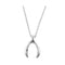 925 Sterling Silver Wishbone  Necklace