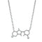 925 Sterling Silver Molecule Necklace
