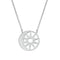 925 Sterling Silver Sun and Moon Necklace