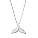 925 Sterling Silver Whale Tail Necklace