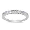 925 Sterling Silver  CZ Band