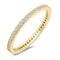 925 Sterling Silver CZ Eternity Ring - 2mm Colored CZ