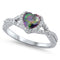 925 Sterling Silver Ring With CZ Heart