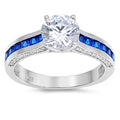 925 Sterling Silver Engagement Ring -