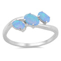 925 Sterling Silver Ring With Opal