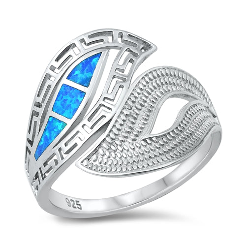 925 Sterling Silver Opal Ring - 20MM