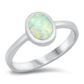 925 Sterling Silver Opal Ring