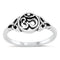 925 Sterling Silver Om Ring Ring - Plain Silver Ring - Yoga Ring - Celtic Design Ring