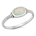 925 Sterling Silver Ring With Opal
