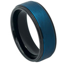 Scratch Free Tungsten Carbide Ring - 8mm With Gold Plating