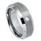 Scratch Free Tungsten Carbide Ring - 8mm With Genuine Diamond